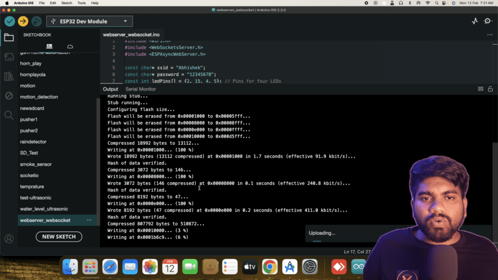 Home Automation with ESP32: Building a 4-Channel Relay Web Server with WebSocket Integration - Yarana IoT Guru Project